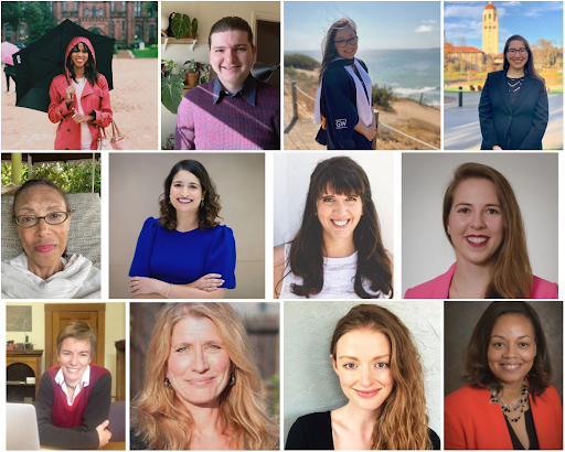 A collage of headshots of WGSS panelists from 2022