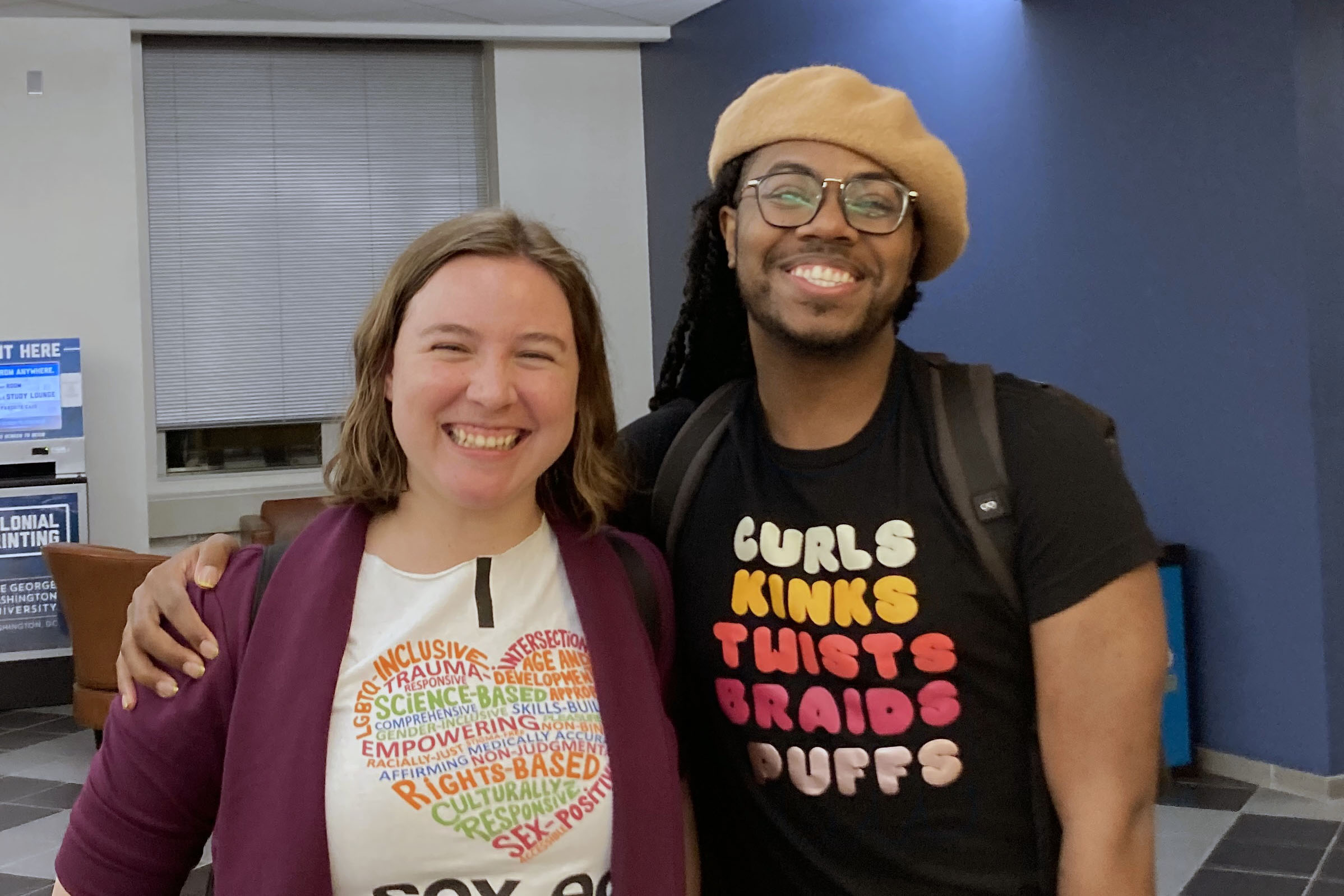 Two MA in WGSS-Public Policy focus students