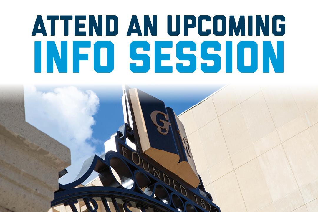 Attend an upcoming info session