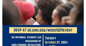 Flyer of student-led event with event details